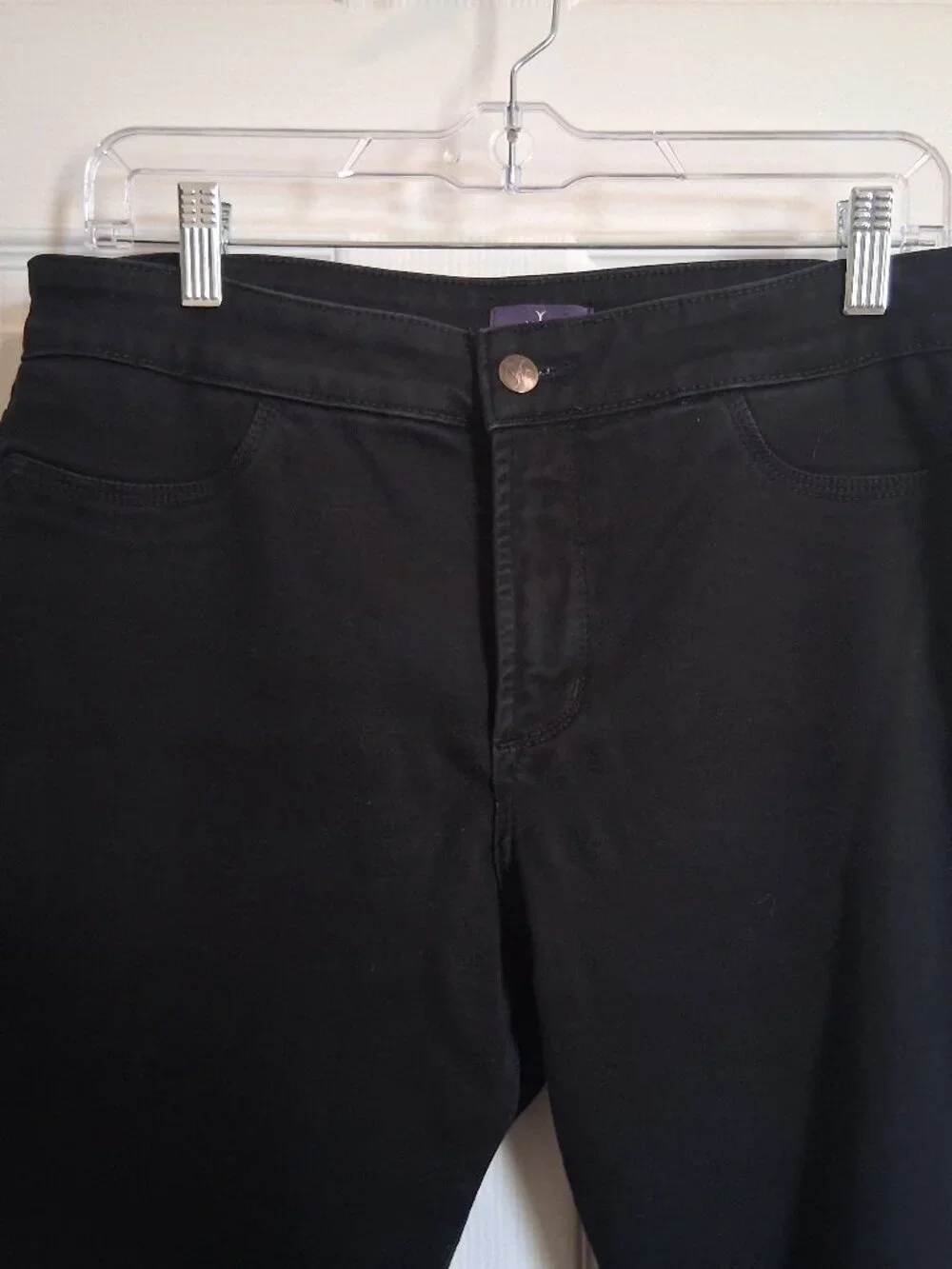 NYDJ | Black High Rise Lift Tuck Jeans | Size 12P